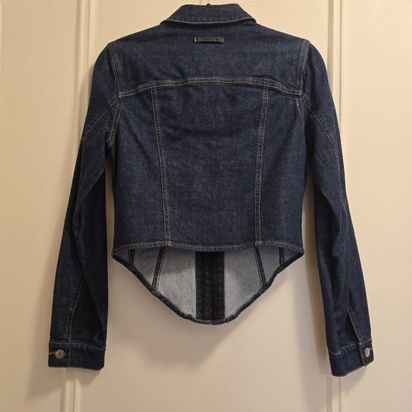 NEW Amanda Uprichard Bristol Top in Dark Blue Heritage Wash - Sz Medium - Picture 7 of 16